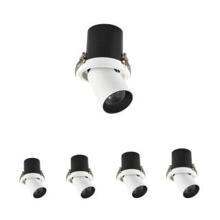 Đèn âm trần chỉnh hướng mẫu [AC-SA-AX30] 5W-18W | Saco